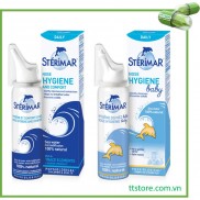 Sterimar Nose Hygiene - Dung dịch xịt mũi hằng ngày đẳng trương [sterima, xịt mũi cá heo, nước rửa mũi)